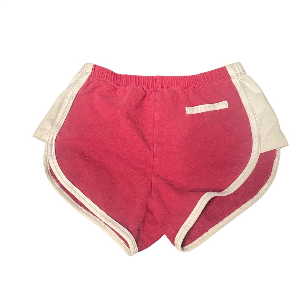 Camp Collection Womens Red White Retro Ringer Dolphin Shorts Extra Small XS USA